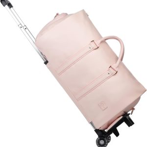 Rolling Garment Bags,Garment Bag with Wheels Travel Garment Bag with Shoe Compartment Rolling Duffle Bag with Wheels